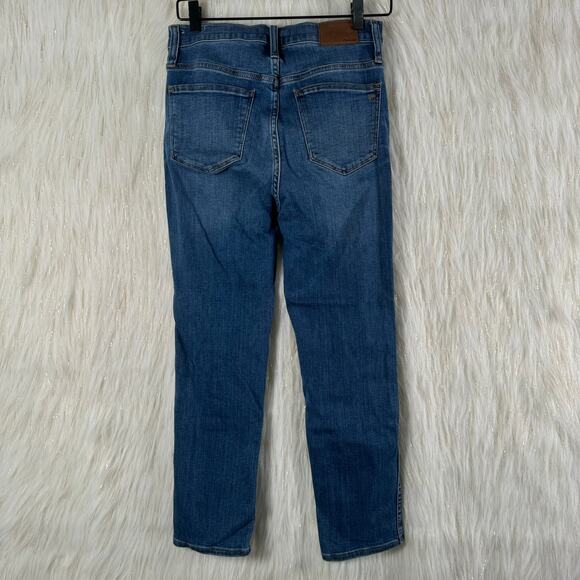 Madewell Roadtripper Stovepipe Jean Slim High Rise Stretch Cotton Blend MB923 26 - Picture 4 of 11